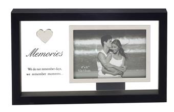 מסגרת Memories מלבנית, עץ+זכוכית,
בגודל 29x18 ס