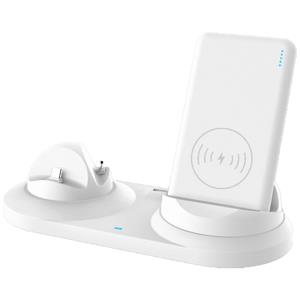עמדת טעינה אלחוטית 5W + קבועה + USB + מטען אלחוטי 10,000MAH. 

סט 3 אפשרויות טעינה:
קבועה לניידים (iPhone / Type-C / Android  (5V/2A.  
מטען אלחוטי (5V/2A) + עמדת טעינה למטען.
יציאת USB. 