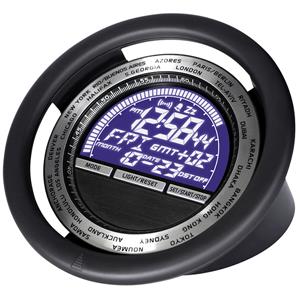 "דרייב" שעון עולם דיגיטלי עגול בעיצוב הגה.