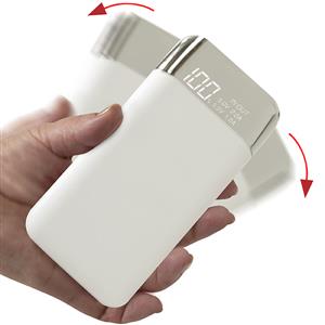 פאוור בנק Charge-It Power Shake בנפח 14,000 mAh טעינה מהירה וצג דיגיטלי.