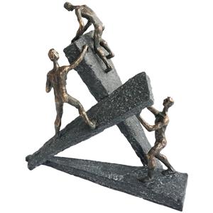 פסל אמנותי "Gracia Gallery" - "לא ניתנים לעצירה". אורך 30 ס"מ , גובה 30 ס"מ. 