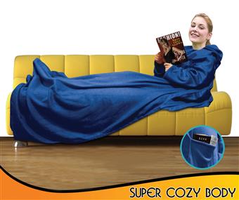 SNUGGIE – שמיכת פליז עם שרוולים ONE SIZE  180x137 ס