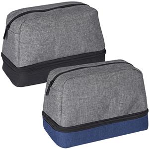 תיק כלי רחצה משולב עם שני תאים.
מידות: 25x14x16 ס